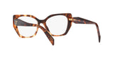 PRADA 18WV 07R1O1 - Brown Cat-Eye Eyeglasses for Women - 360° view 150°
