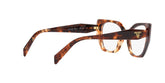 PRADA 18WV 07R1O1 - Brown Cat-Eye Eyeglasses for Women - 360° view 240°