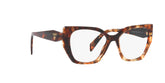 PRADA 18WV 07R1O1 - Brown Cat-Eye Eyeglasses for Women - 360° view 330°