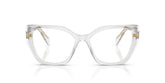 PRADA 18WV 12R1O1 - Grey Cat-Eye Eyeglasses for Women - front view
