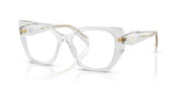 PRADA 18WV 12R1O1 - Grey Cat-Eye Eyeglasses for Women