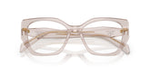 PRADA 18WV 29D1O1 - Mauve Cat-Eye Eyeglasses for Women - folded