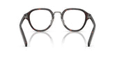 PRADA 0PRC05V 17N1O1 - Brown Round Eyeglasses for Men - back view