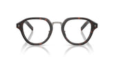 PRADA 0PRC05V 17N1O1 - Brown Round Eyeglasses for Men - front view