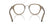 PRADA 0PRC05V 18T1O1 - Brown Round Eyeglasses for Men - back view