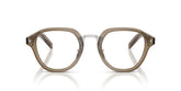 PRADA 0PRC05V 18T1O1 - Brown Round Eyeglasses for Men - front view