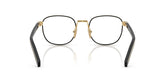 PRADA 0PRD50V 5AK1O1 - Gold Square Eyeglasses for Men - back view