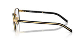 PRADA 0PRD50V 5AK1O1 - Gold Square Eyeglasses for Men - side view