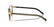 PRADA 0PRD50V 5AK1O1 - Gold Square Eyeglasses for Men - side view