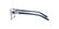 RALPH 7039 6073 - Blue Rectangle Eyeglasses for Women - 360° view 90°