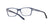 RALPH 7039 6073 - Blue Rectangle Eyeglasses for Women - 360° view 150°