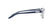 RALPH 7039 6073 - Blue Rectangle Eyeglasses for Women - 360° view 270°