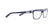RALPH 7039 6073 - Blue Rectangle Eyeglasses for Women - 360° view 300°