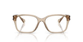 RALPH 7155U 5802 - Beige Rectangle Eyeglasses for Women - front view
