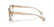 RALPH 7155U 5802 - Beige Rectangle Eyeglasses for Women - side view