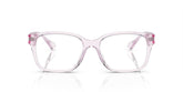 RALPH 7155U 6121 - Transparent Rectangle Eyeglasses for Women - front view