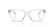 RALPH 7155U 6121 - Transparent Rectangle Eyeglasses for Women - front view