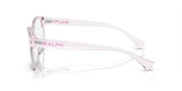 RALPH 7155U 6121 - Transparent Rectangle Eyeglasses for Women - side view