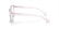RALPH 7155U 6121 - Transparent Rectangle Eyeglasses for Women - side view