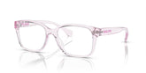 RALPH 7155U 6121 - Transparent Rectangle Eyeglasses for Women