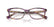 RALPH 7194U 6303 - Brown Rectangle Eyeglasses for Women - folded