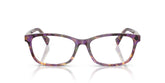 RALPH 7194U 6303 - Brown Rectangle Eyeglasses for Women - front view