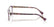 RALPH 7194U 6303 - Brown Rectangle Eyeglasses for Women - side view