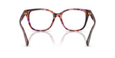 RALPH 7196U 6239 - Brown Square Eyeglasses for Women - back view