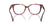 RALPH 7196U 6239 - Brown Square Eyeglasses for Women - back view
