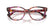 RALPH 7196U 6239 - Brown Square Eyeglasses for Women - folded