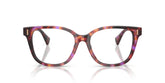 RALPH 7196U 6239 - Brown Square Eyeglasses for Women - front view