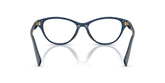 RALPH 7197U 6346 - Blue Cat-Eye Eyeglasses for Women - back view