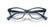 RALPH 7197U 6346 - Blue Cat-Eye Eyeglasses for Women - folded