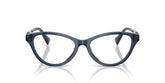 RALPH 7197U 6346 - Blue Cat-Eye Eyeglasses for Women - front view