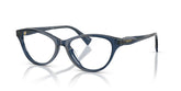 RALPH 7197U 6346 - Blue Cat-Eye Eyeglasses for Women