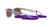 RAY BAN 9052S 7147B1 - Mauve Wayfarer Eyeglasses for Kids - 360° view 120°