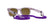 RAY BAN 9052S 7147B1 - Mauve Wayfarer Eyeglasses for Kids - 360° view 150°