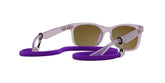 RAY BAN 9052S 7147B1 - Mauve Wayfarer Eyeglasses for Kids - 360° view 210°