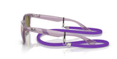 RAY BAN 9052S 7147B1 - Mauve Wayfarer Eyeglasses for Kids - side view