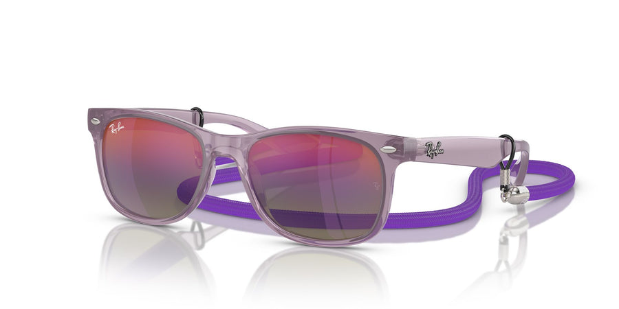 RAY BAN 9052S 7147B1 - Mauve Wayfarer Eyeglasses for Kids