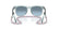RAY BAN 9069S 7223U0 - Blue Wayfarer Eyeglasses for Kids - back view