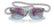 RAY BAN 9069S 7223U0 - Blue Wayfarer Eyeglasses for Kids - folded