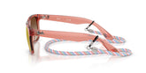 RAY BAN 9069S 7225S0 - Red Wayfarer Eyeglasses for Kids - side view
