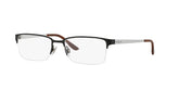 RALPH LAUREN 5089 9281 - Black Rectangle Eyeglasses for Men - 360° view 30°