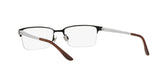 RALPH LAUREN 5089 9281 - Black Rectangle Eyeglasses for Men - 360° view 150°