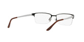 RALPH LAUREN 5089 9281 - Black Rectangle Eyeglasses for Men - 360° view 210°