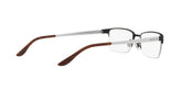 RALPH LAUREN 5089 9281 - Black Rectangle Eyeglasses for Men - 360° view 240°