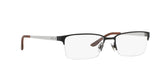 RALPH LAUREN 5089 9281 - Black Rectangle Eyeglasses for Men - 360° view 330°