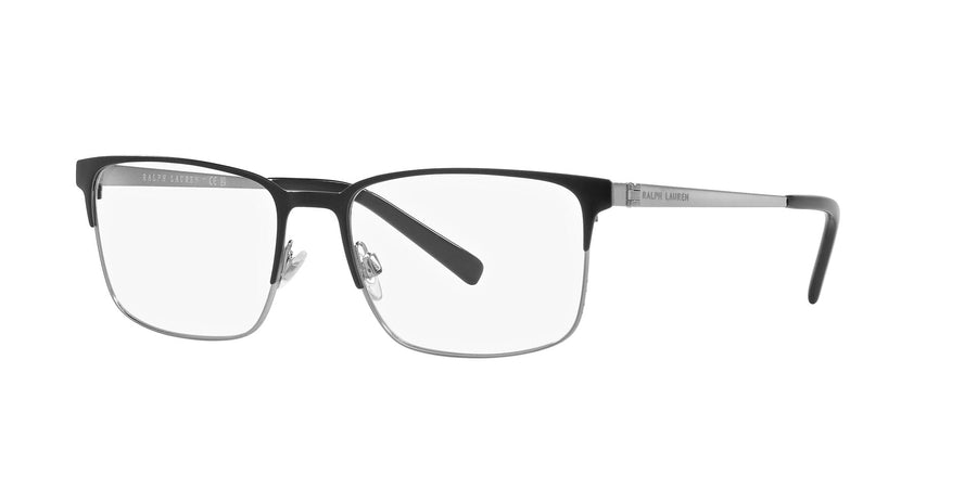 RALPH LAUREN 5119 9002 - Black Rectangle Eyeglasses for Men