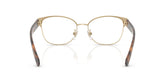 RALPH LAUREN 5137 9116 - Gold Cat-Eye Eyeglasses for Women - back view